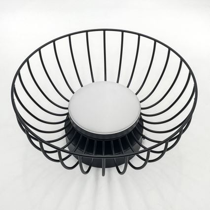 LED plafondlamp BETSY LED/12W/230V Ø 25 cm zwart