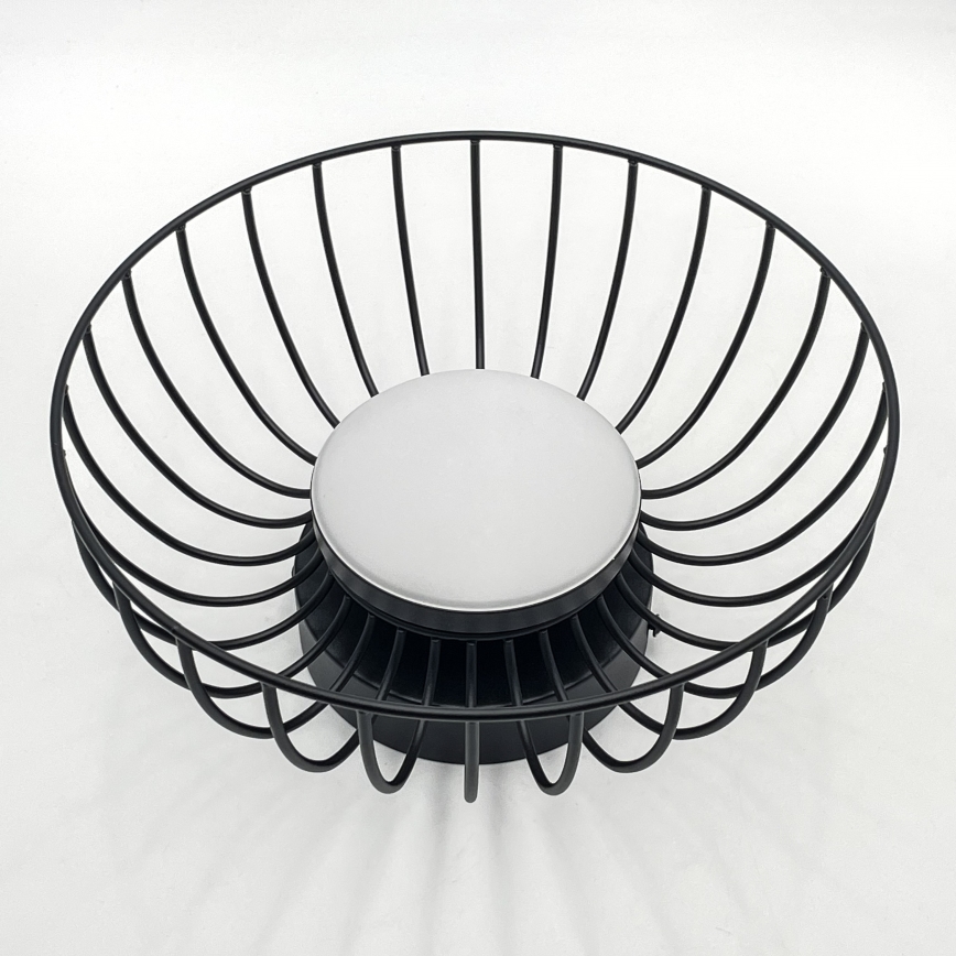 LED plafondlamp BETSY LED/12W/230V Ø 25 cm zwart