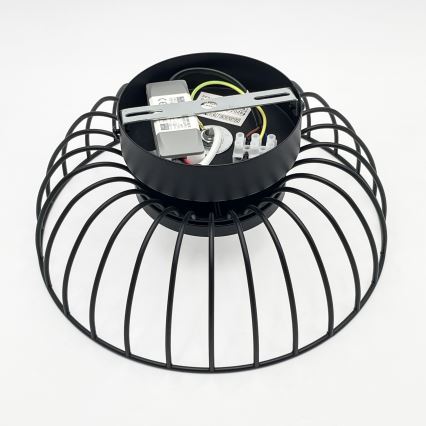 LED plafondlamp BETSY LED/12W/230V Ø 25 cm zwart