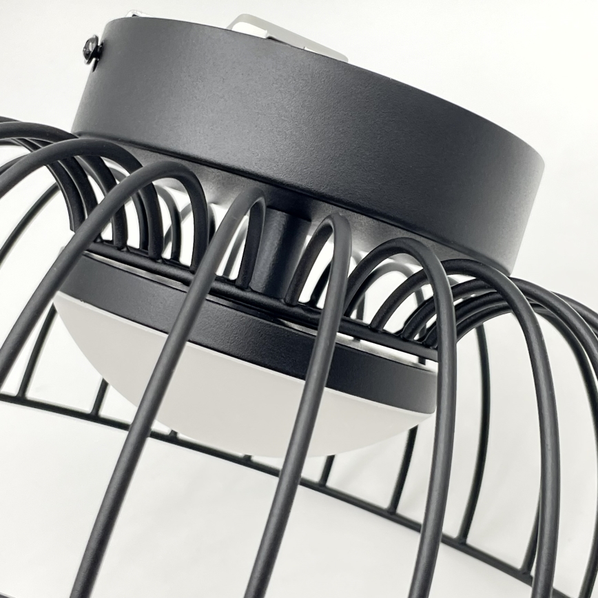 LED plafondlamp BETSY LED/12W/230V Ø 25 cm zwart