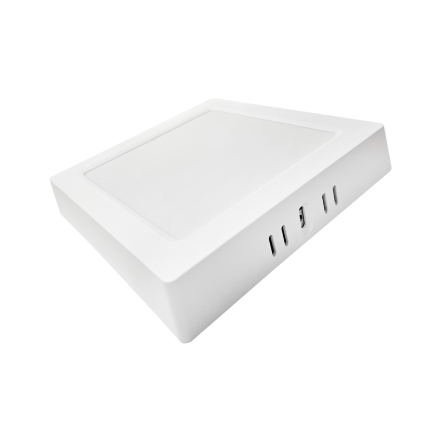 LED Plafondlamp BLOCK LED/12W/230V 4000K 16,7x16,7 cm wit