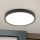 LED Plafondlamp BULLY LED/24W/230V diameter 24 cm zwart