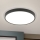 LED Plafondlamp BULLY LED/28W/230V diameter 28 cm zwart