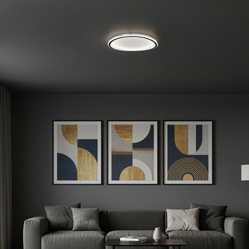 LED-plafondlamp CALI LED/30W/230V Ø 40 cm zwart