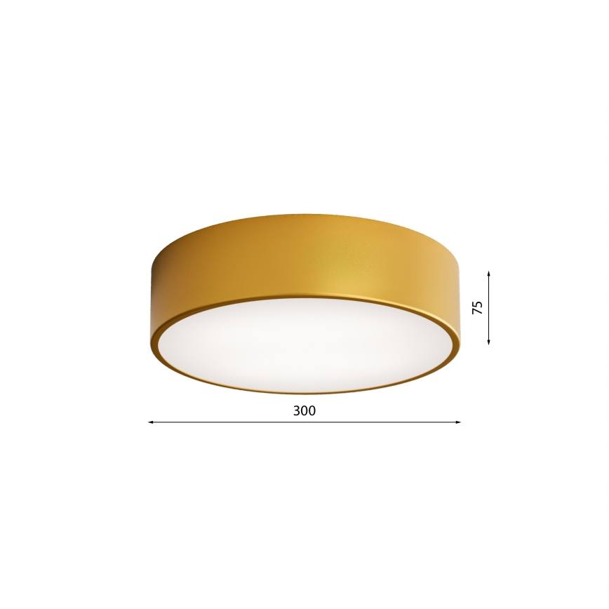 LED Plafondlamp CLEO LED/24W/230V 3000K diameter 30 cm goud