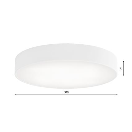 LED Plafondlamp CLEO LED/69W/230V 3000K diameter 50 cm wit