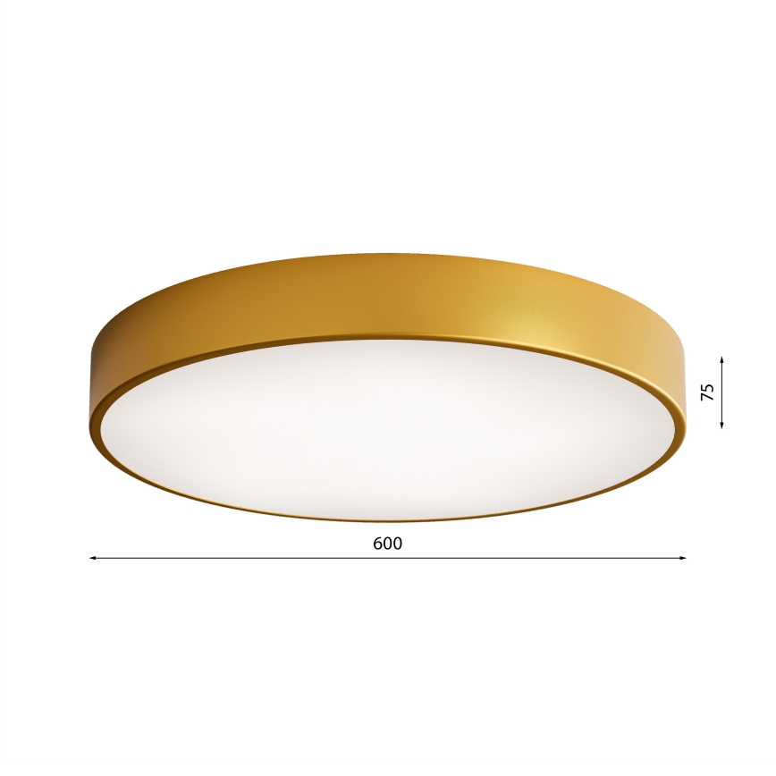 LED Plafondlamp CLEO LED/69W/230V 4000K diameter 60 cm goud