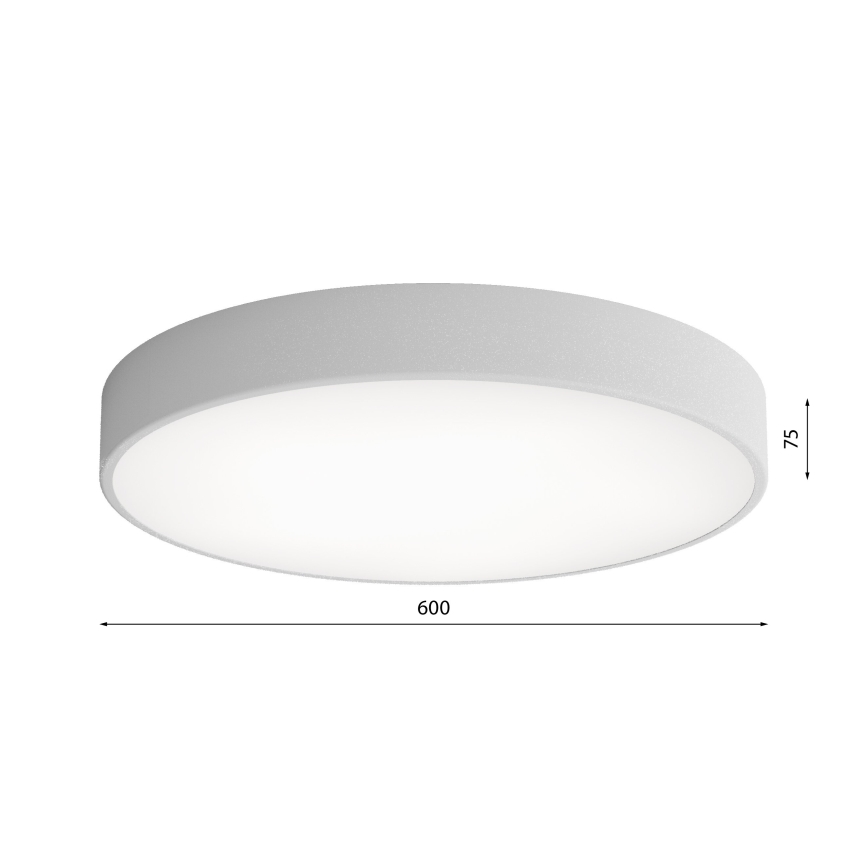 LED Plafondlamp CLEO LED/69W/230V 4000K diameter 60 cm grijs