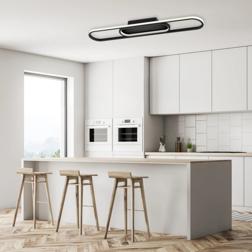 LED plafondlamp CORDOBA LED/26W/230V zwart