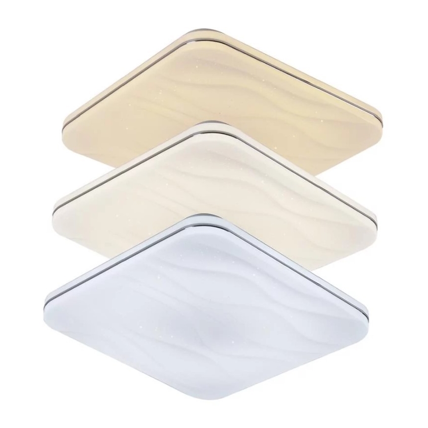 LED Plafondlamp dimbaar DESERT met afstandsbediening LED/72W/230V