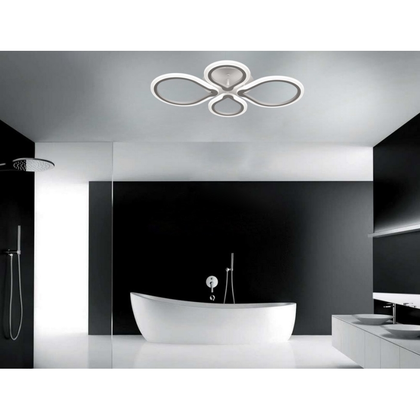 LED Plafondlamp dimbaar met afstandsbediening TRIESTE 1xLED/52W/230V