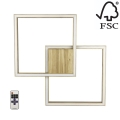 LED Plafondlamp dimbaar RAMME LED/48W/230V + AB mat eiken - FSC-gecertificeerd