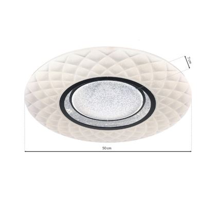 LED Plafondlamp dimbaar TOKYO LED/48W/230V + AB