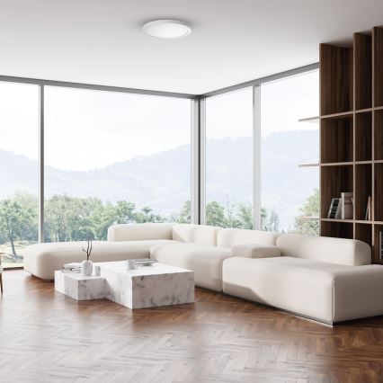 LED-plafondlamp EVORA, 24 W, 230 V, 3000/4000/6000 K, Ø 30 cm, wit