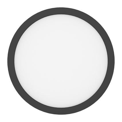 LED-plafondlamp EVORA LED/24W/230V 3000/4000/6000K Ø 30 cm zwart