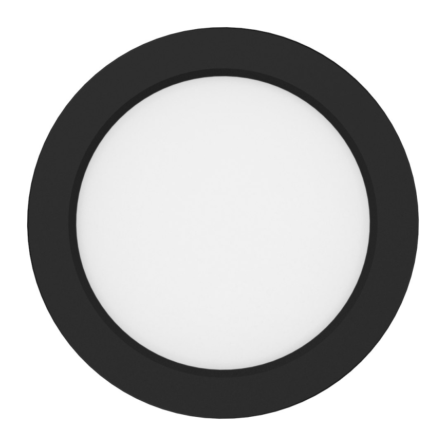 LED plafondlamp EVORA LED/6W/230V 3000/4000/6000K Ø 14 cm zwart