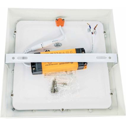 LED Plafondlamp FENIX LED/12W/230V 3800K 17 cm sneeuw wit