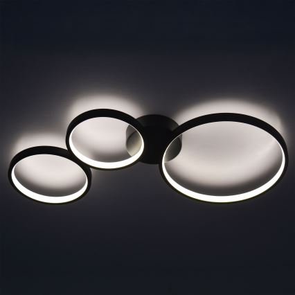 LED Plafondlamp FLAMENCO LED/33W/230V 4000K zwart
