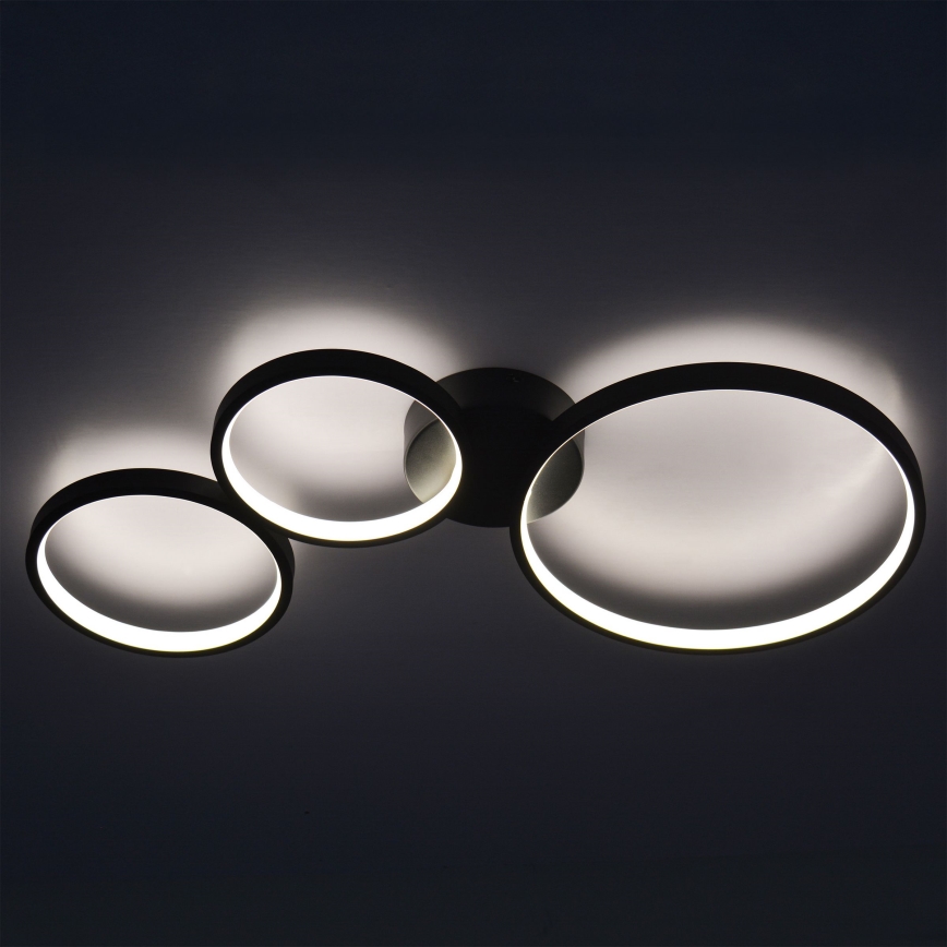 LED Plafondlamp FLAMENCO LED/33W/230V 4000K zwart