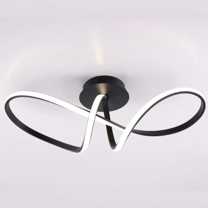 LED plafondlamp FLAVIA LED/33W/230V 24x61 cm zwart