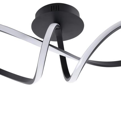 LED plafondlamp FLAVIA LED/33W/230V 24x61 cm zwart