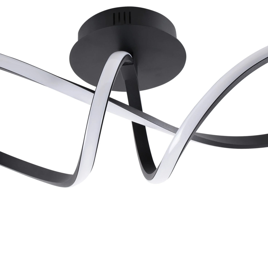 LED plafondlamp FLAVIA LED/33W/230V 24x61 cm zwart