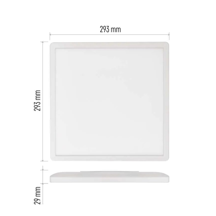 LED Plafondlamp FLORI LED/18W/230V 4000K wit 29x29 cm
