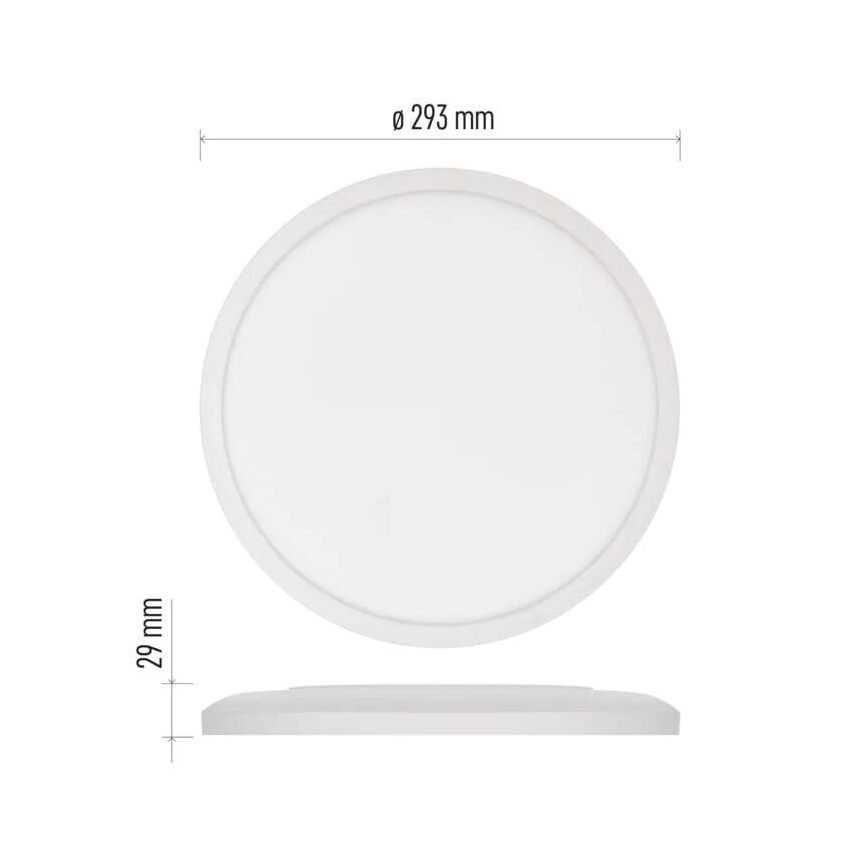 LED Plafondlamp FLORI LED/18W/230V 4000K wit diameter 29 cm