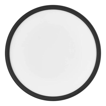LED Plafondlamp FLORI LED/18W/230V 4000K zwart diameter 29 cm