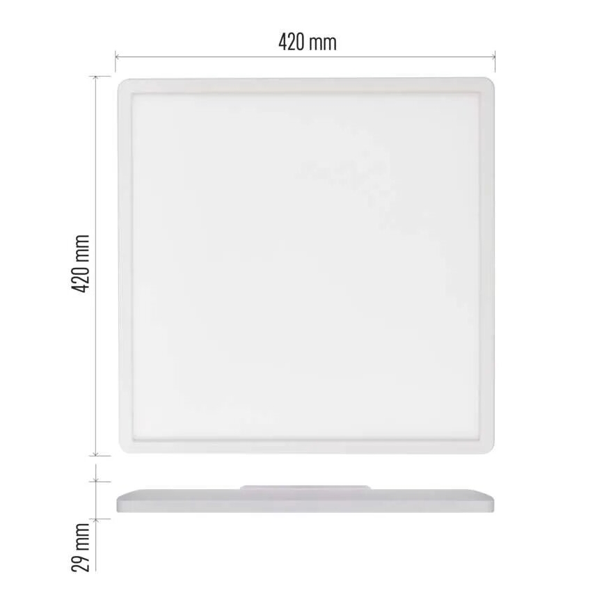 LED Plafondlamp FLORI LED/22W/230V 4000K wit 42x42 cm