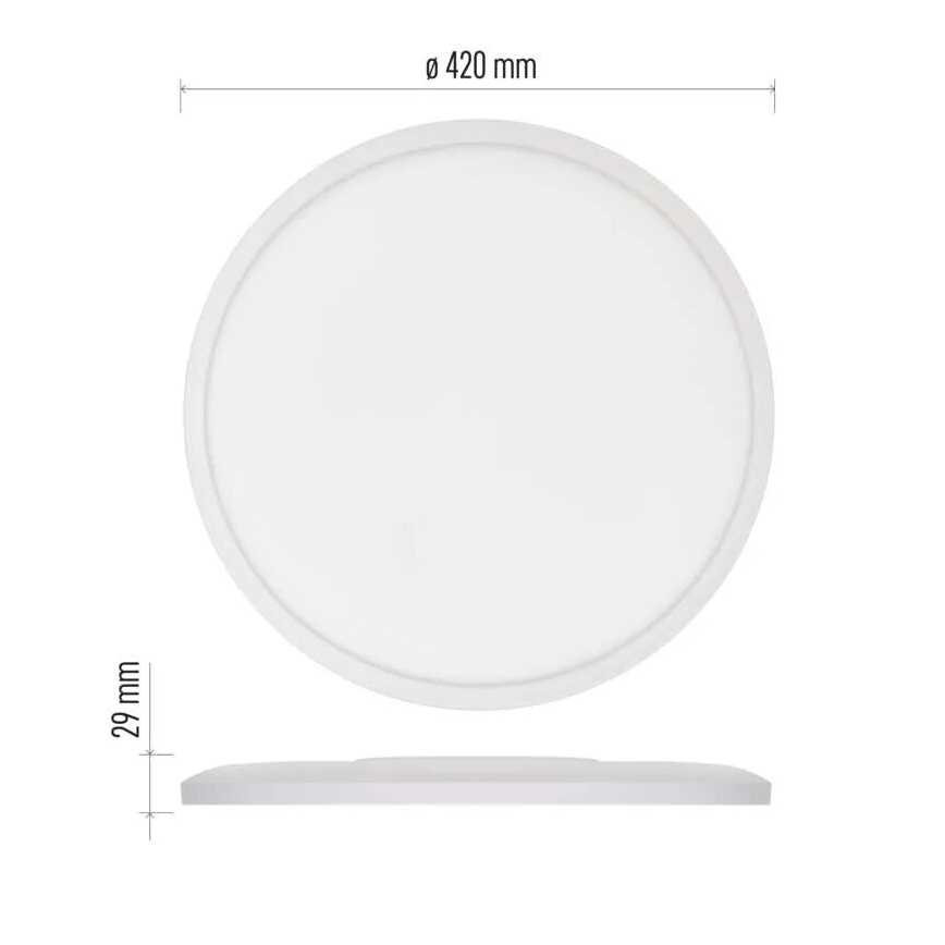 LED Plafondlamp FLORI LED/22W/230V 4000K wit diameter 42 cm