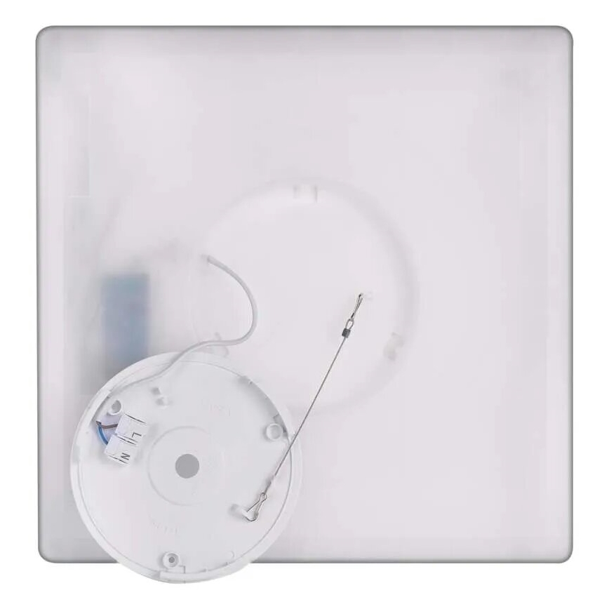 LED Plafondlamp FLORI LED/22W/230V 4000K zwart 42x42 cm