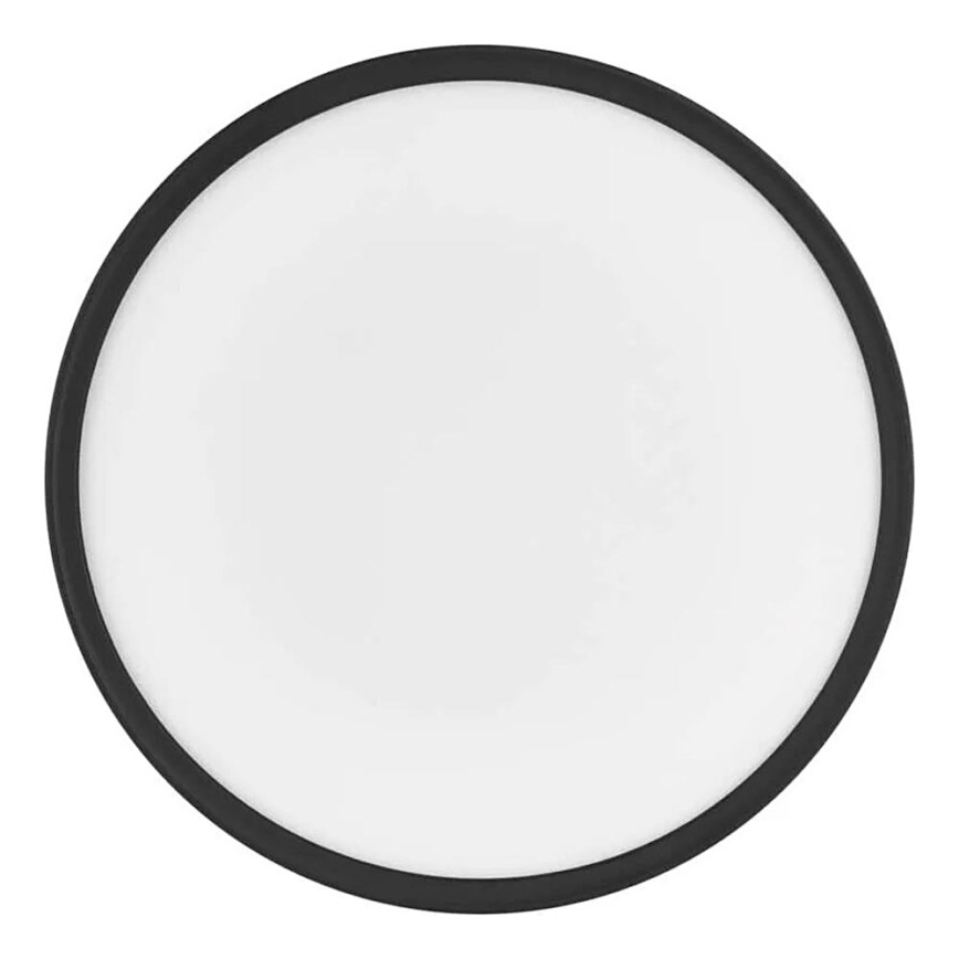 LED Plafondlamp FLORI LED/22W/230V 4000K zwart diameter 42 cm