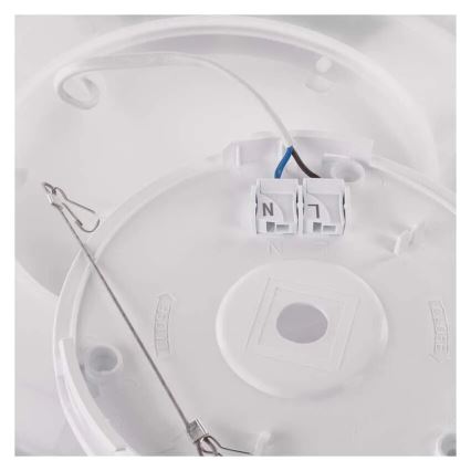 LED Plafondlamp FLORI LED/22W/230V 4000K zwart diameter 42 cm