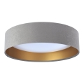 LED Plafondlamp GALAXY 1xLED/24W/230V Ø 44 cm grijs/goud