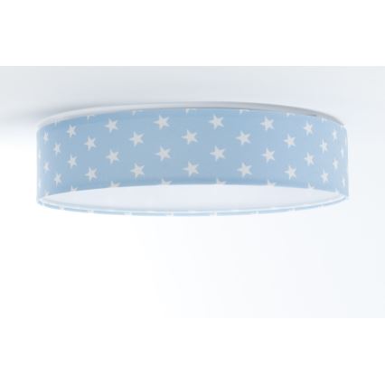 LED Plafondlamp GALAXY KIDS LED/24W/230V sterren blauw/wit