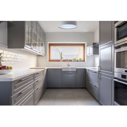 LED plafondlamp GALAXY LED/24W/230V Ø 44 cm grijs/wit