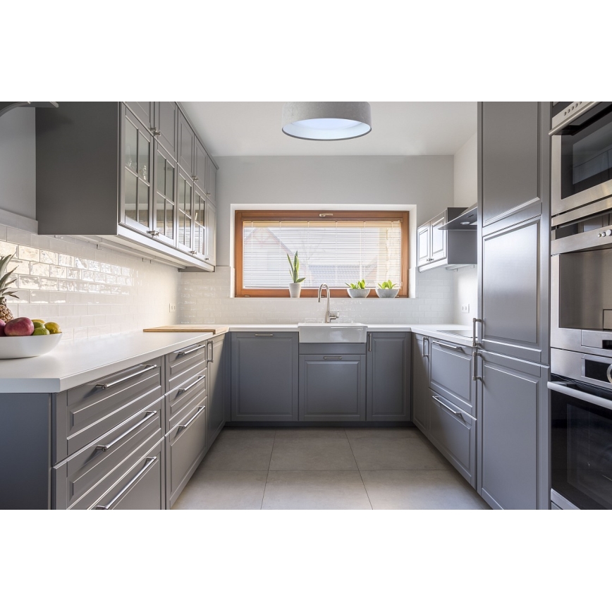 LED plafondlamp GALAXY LED/24W/230V Ø 44 cm grijs/wit