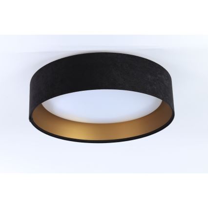 LED plafondlamp GALAXY LED/24W/230V Ø 44 cm zwart/goud