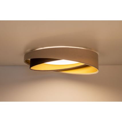 LED-plafondlamp GALAXY MODERN LED/24W/230V Ø 55 cm beige/bruin/goud