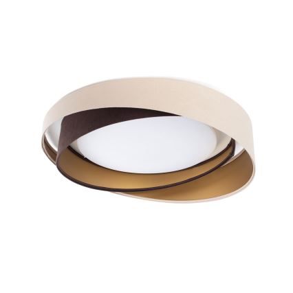 LED-plafondlamp GALAXY MODERN LED/24W/230V Ø 55 cm beige/bruin/goud