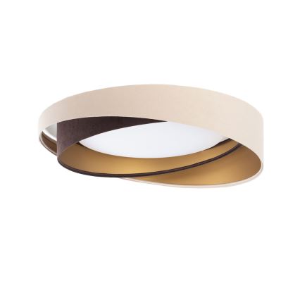 LED-plafondlamp GALAXY MODERN LED/24W/230V Ø 55 cm beige/bruin/goud