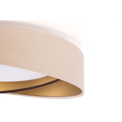 LED-plafondlamp GALAXY MODERN LED/24W/230V Ø 55 cm beige/bruin/goud