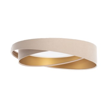 LED plafondlamp GALAXY MODERN LED/24W/230V Ø 55 cm beige/goud
