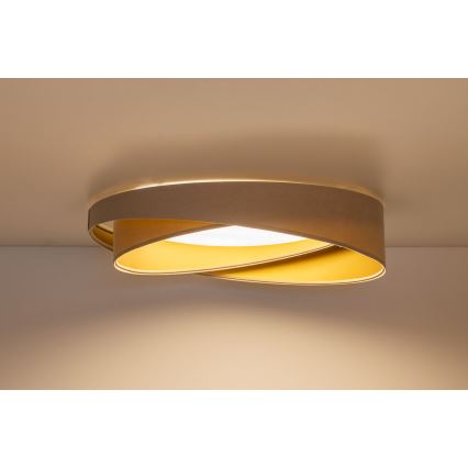 LED plafondlamp GALAXY MODERN LED/24W/230V Ø 55 cm beige/goud