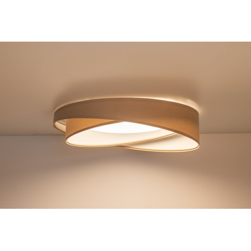 LED-plafondlamp GALAXY MODERN LED/24W/230V Ø 55 cm beige/wit