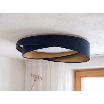 LED plafondlamp GALAXY MODERN LED/24W/230V Ø 55 cm blauw/goud