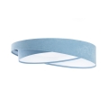 LED plafondlamp GALAXY MODERN LED/24W/230V Ø 55 cm blauw