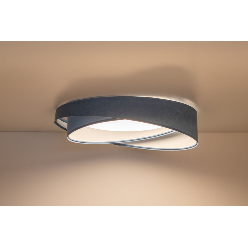 LED plafondlamp GALAXY MODERN LED/24W/230V Ø 55 cm blauw