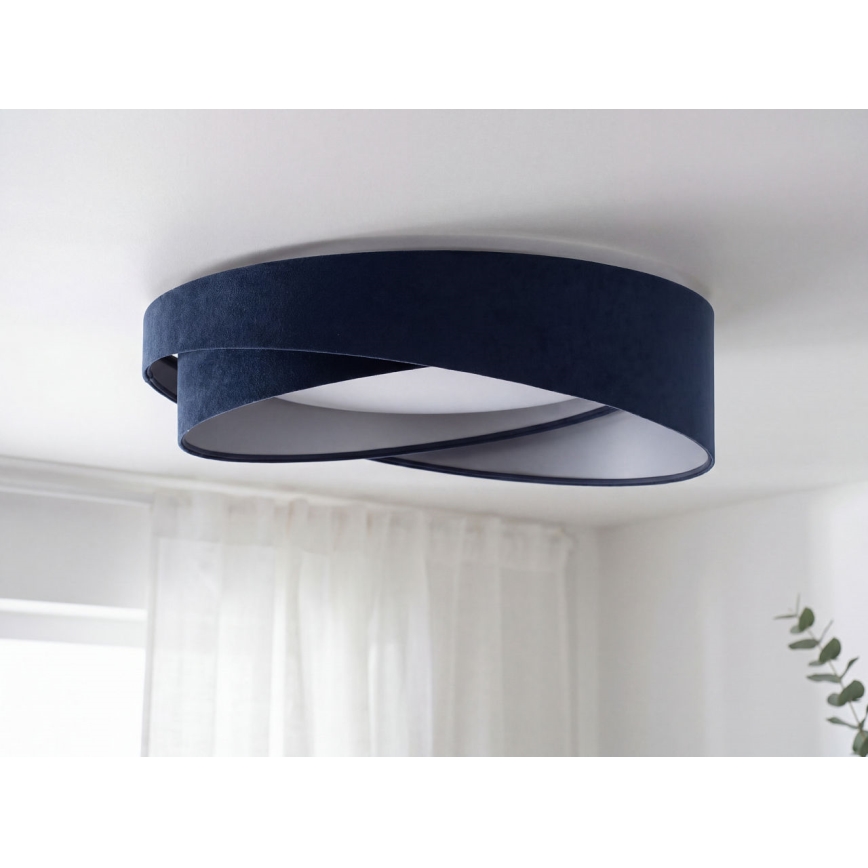 LED-plafondlamp GALAXY MODERN LED/24W/230V Ø 55 cm blauw/zilver
